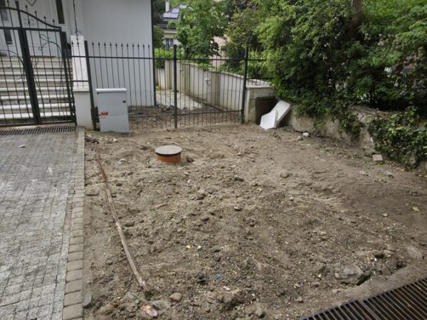 Vodovodná prípojka, Bernolákovo Práce na vodovodnej prípojke na pozemku rodinného domu, Bernolákovo